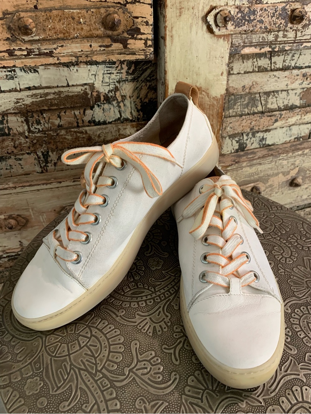 Paul Green PGB Zero 1 Pure Go White Casual Low-Top Sneakers, 9.5 / 10
